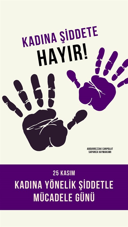 25 Kasım Kadına Yönelik Şiddete Karşı Uluslararası Mücadele Günü